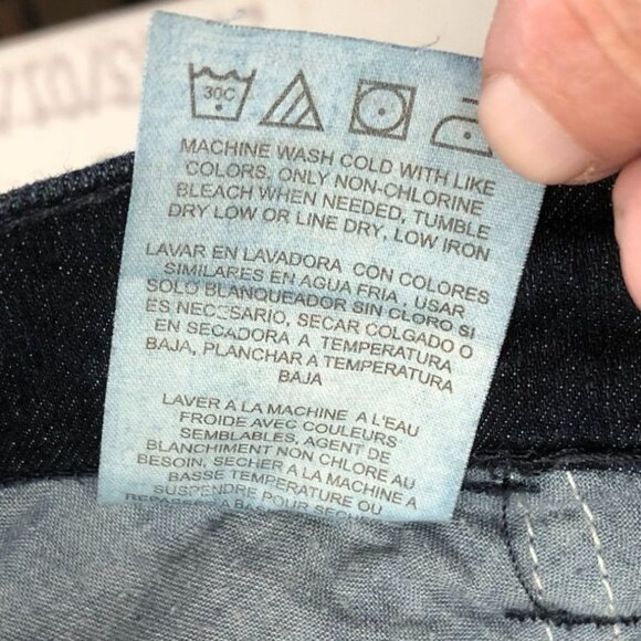 Lee Womens Capri Jeans Size 8 Medium Classic Fit High Rise Blue Denim Cuffed - Picture 5 of 12